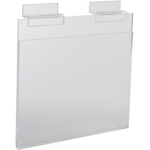 Slatwall Sign Holder 7" W x 5 1/2" H, 1/8" Acrylic