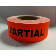 Label 2" x 5" PARTIAL Fl.Red (500/rl)