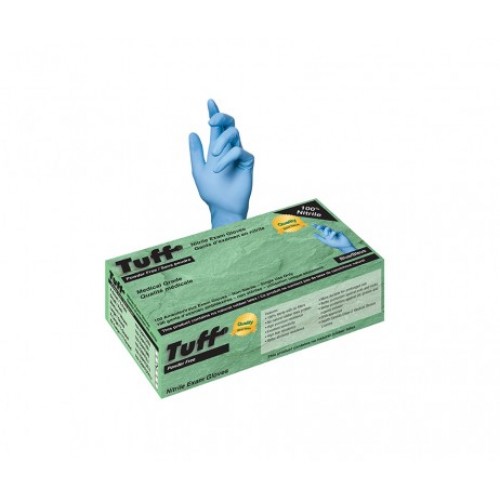 Gloves Large Disposable Touch n Tuff Powder Free Nitrile 4ml 100/Box, 10 Box/CS